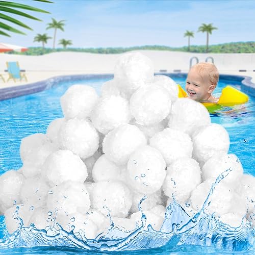 Balle Filtrante Piscine, 700g Boule Filtrante Pompe Piscine Remplace 20kg