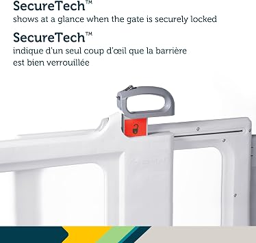 Safety Gate - White, 28 to 42