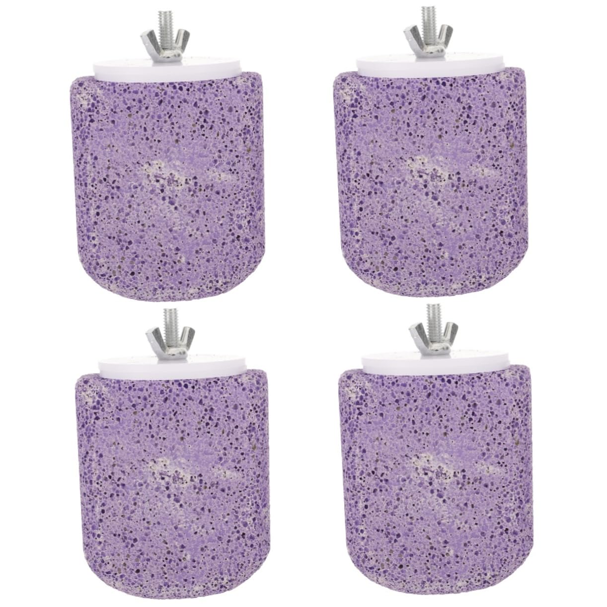 4piezas Percha para Aves Superficie De Esmerilado Accesorio De Jaula para Periquitos y Cockatiels Soporte para Mantenimiento De Garras y Descanso Jaulas De Aves