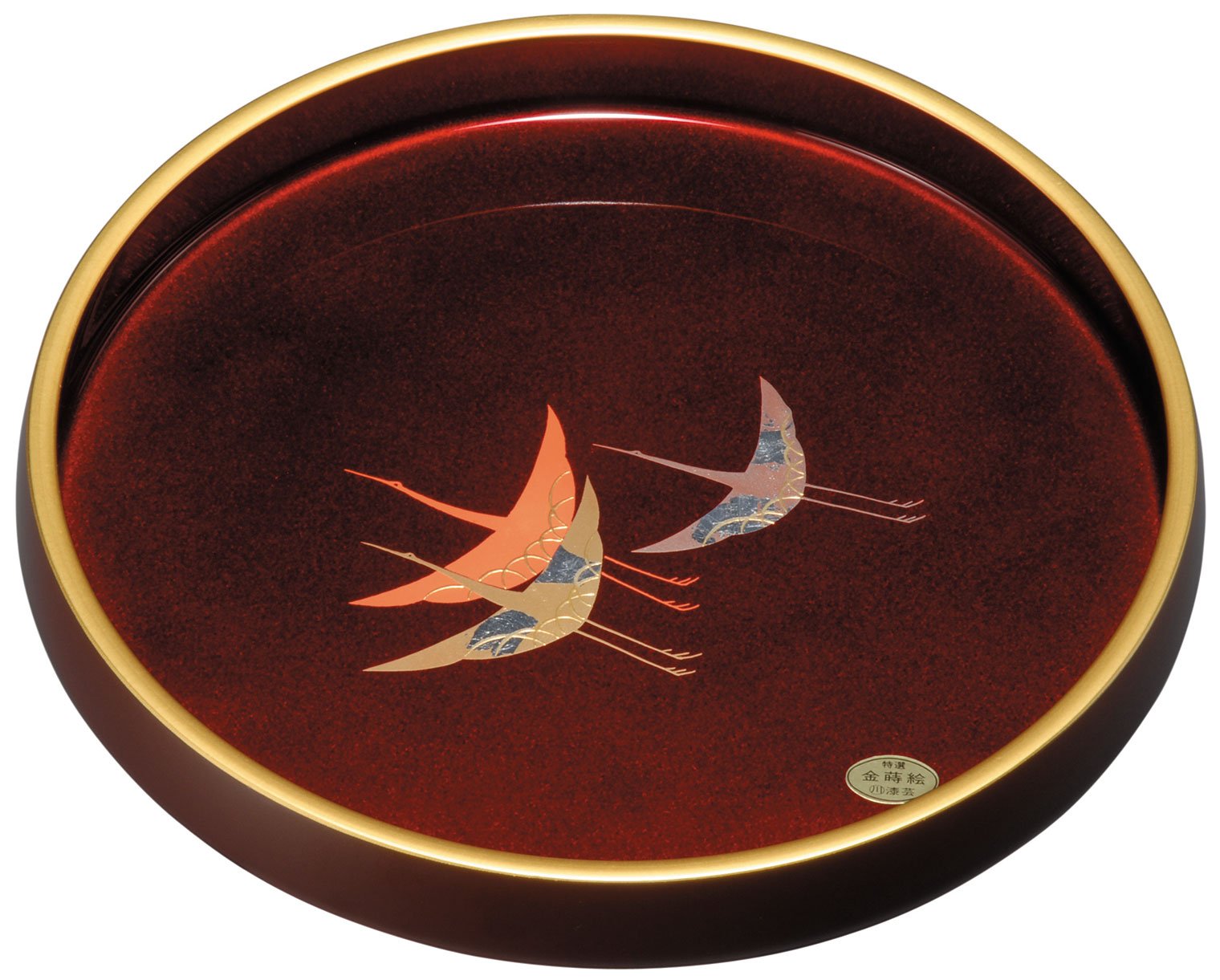 Nakanishi Crafts 22-14-1 Kishu Coloring Line, Round Bon, Iridescent, Gold Edge, Kotsuru