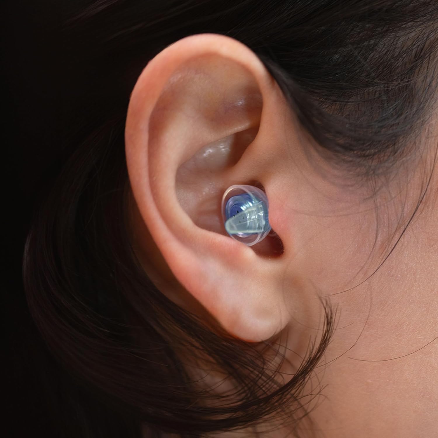 Eargasm Smaller Ears Earplugs - Blue High Fidelity Filtered Noise Reducing Reusable Ear-Plugs for Kids, Women, Men - Hearing Protection for Live Concerts, Motorcycles, Festivals, Sporting Events - Image 3