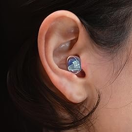 Eargasm Smaller Ears Earplugs - Blue High Fidelity Filtered Noise Reducing Reusable Ear-Plugs for Kids, Women, Men - Hearing Protection for Live Concerts, Motorcycles, Festivals, Sporting Events