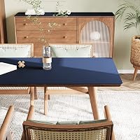 CIEEIN CIEHT PU Asztalfedő  90 x 160 cm - Fekete- Vízálló Asztali Védőfólia, Íróasztal Alátét, Hőálló Asztalvédő Lap,  1