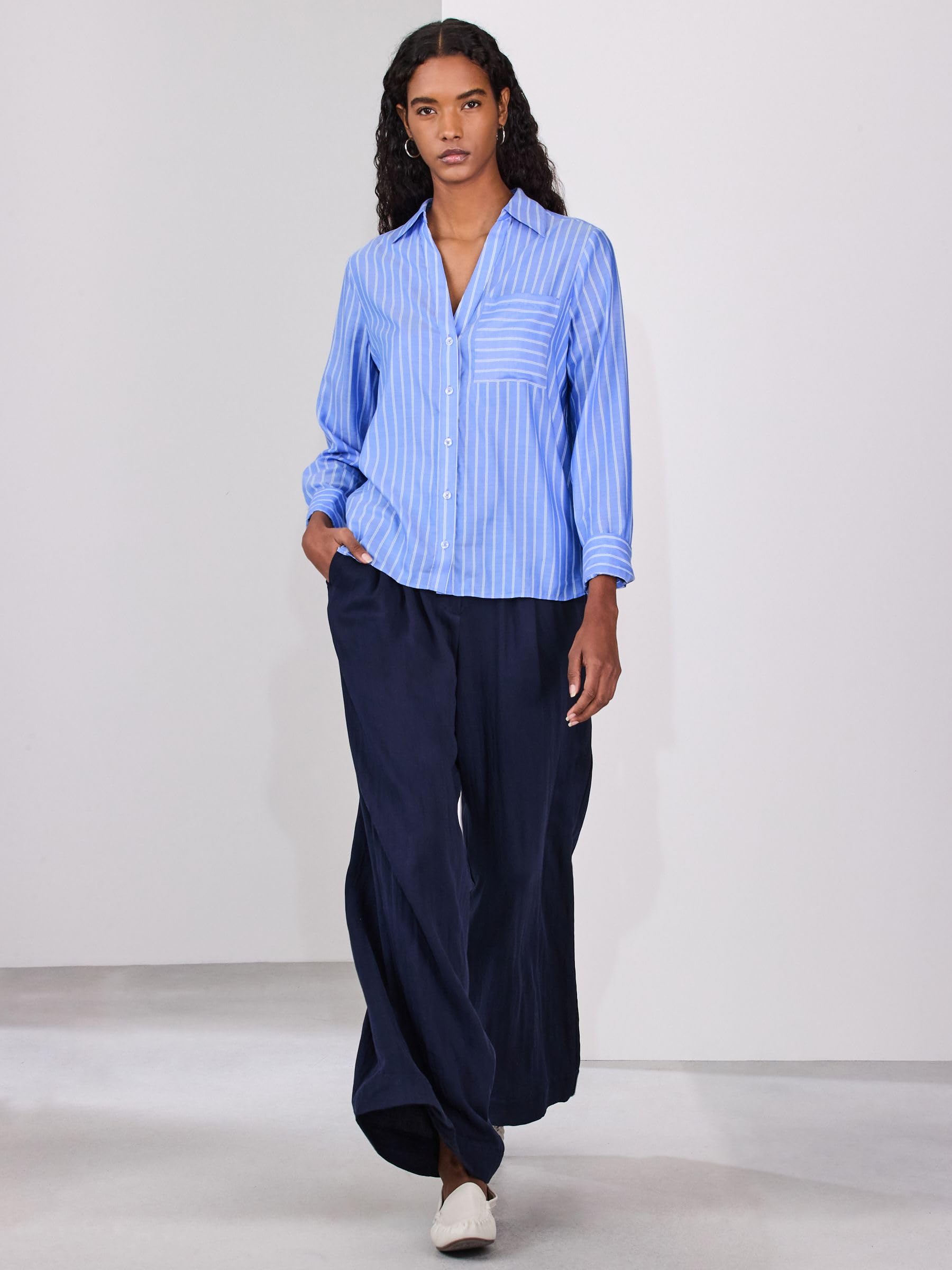 NEXT Femme T-Shirt décontracté Doux à Manches Longues | Coupe standard