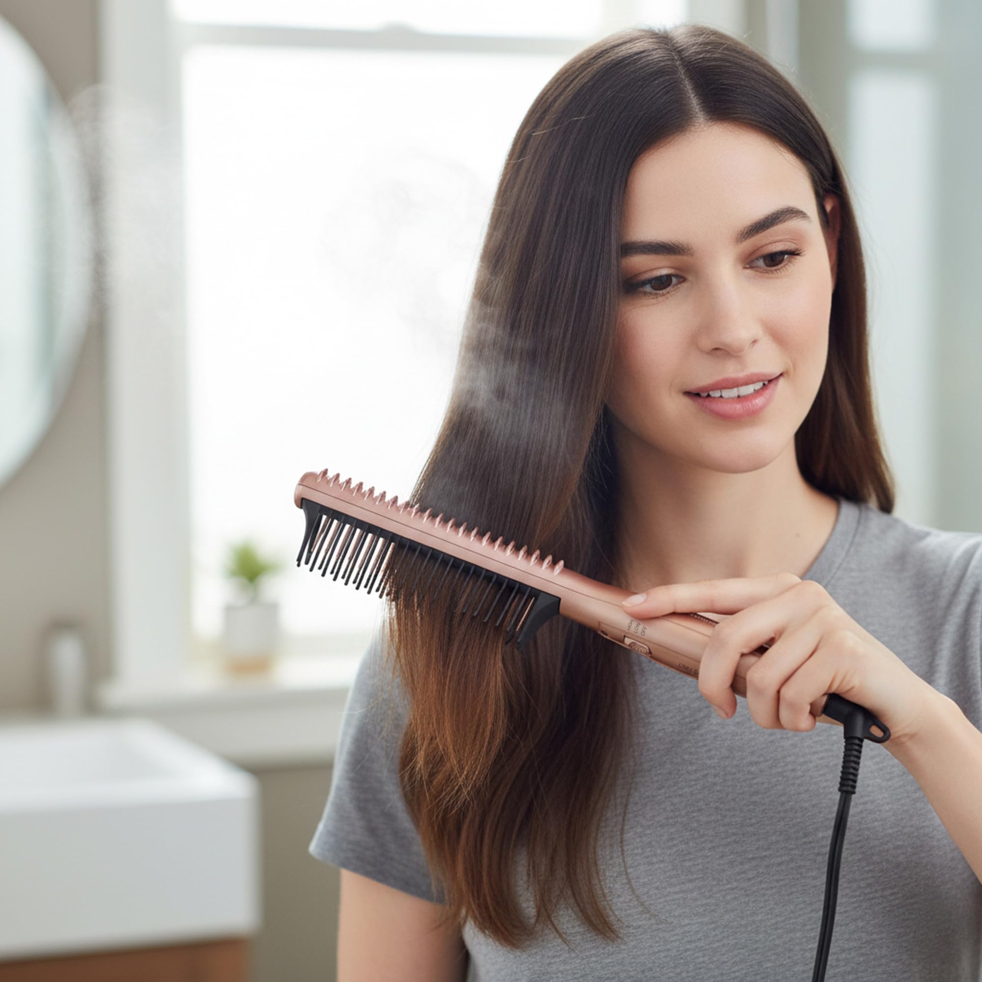 Amazon.com : KISS Dry and Style Heat Brush, Wet to Dry  display picture 2