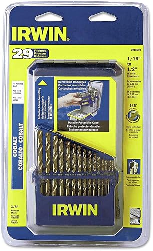 Miniatura 2 de Irwin Industrial - Juego de Brocas Rectas para Metal diferentes longitudes