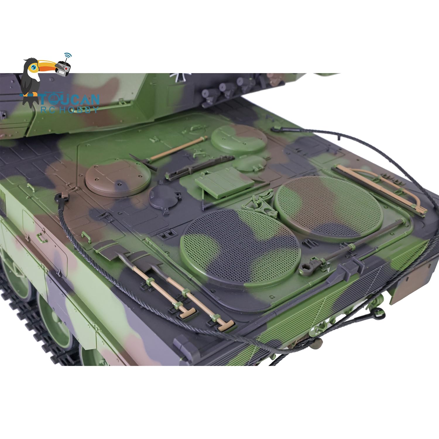 Leopard 2 A 6 RC czołg łańcuchowy 2,4 GHz 1/16/6 mm funkcja strzelania