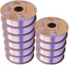3D Printer Filament, 3D Printer Silk Filament, 1.75mm 10 Rolls 3D Printing Materials for 3D Printer&3D Pen(Silk 10RB02)