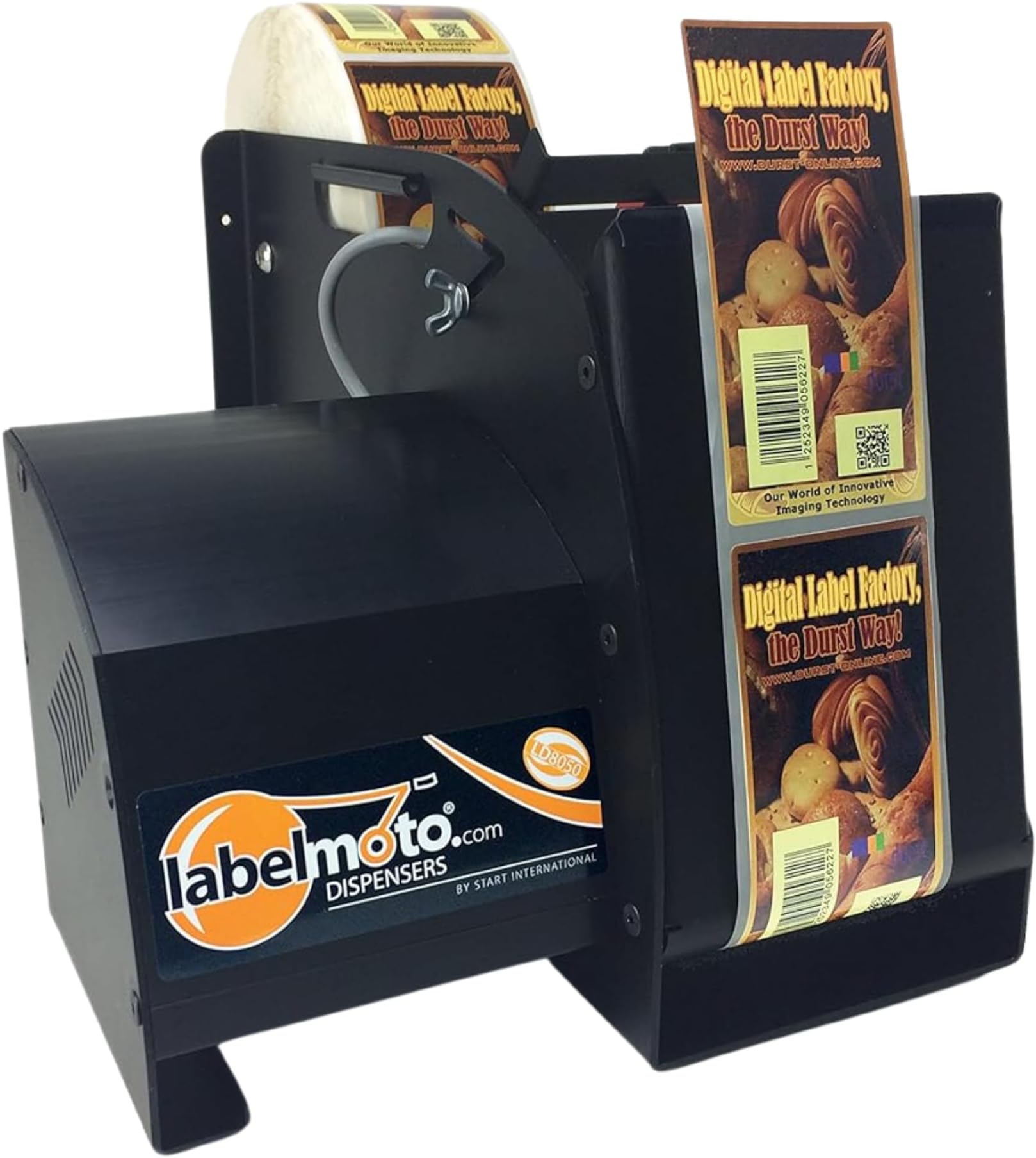START International LD8050 High-Speed Electric Label Dispenser for Up to 5" Wide and 12" Long Labels, Black