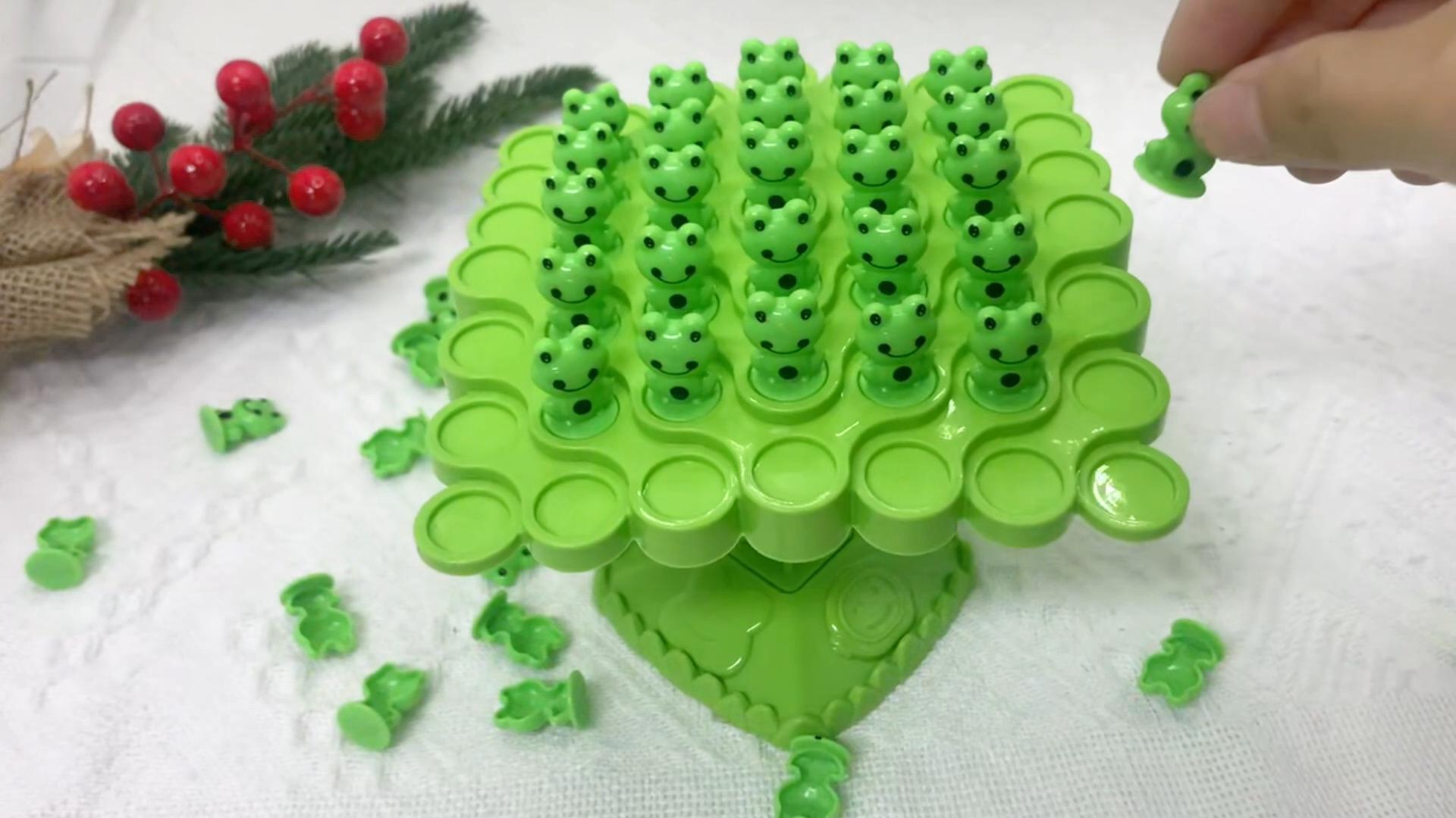 Rudolph The Red Nose Reindeer Frog Balancing Tree Game Children Balance ...