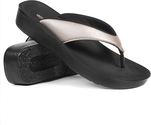 AEROTHOTIC Women's Comfortable Arch Support Summer Orthotic Flip Flops Sandals