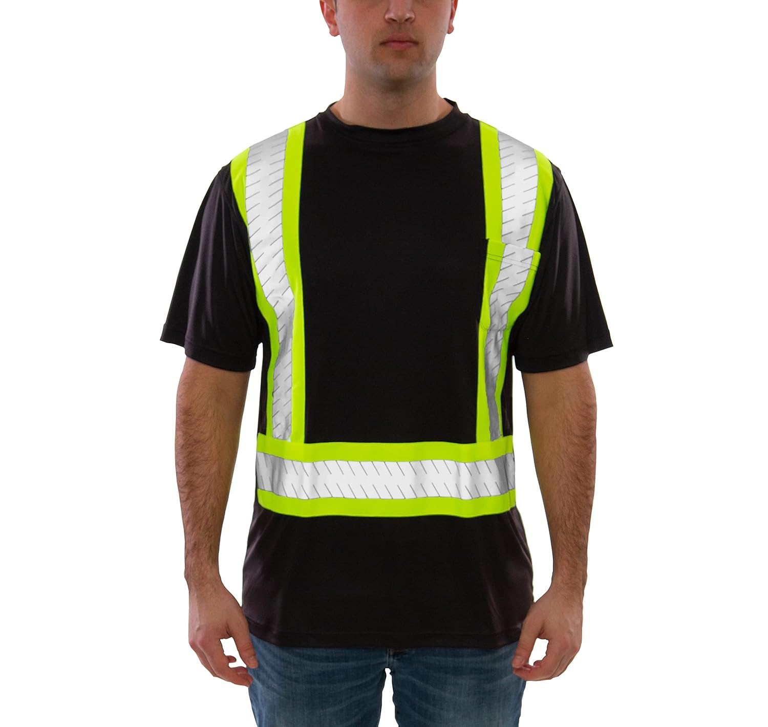 Tingley Job Sight S74022 High Visibility Class 2 Polo Shirt, 3X, Fluorescent Yellow-Green