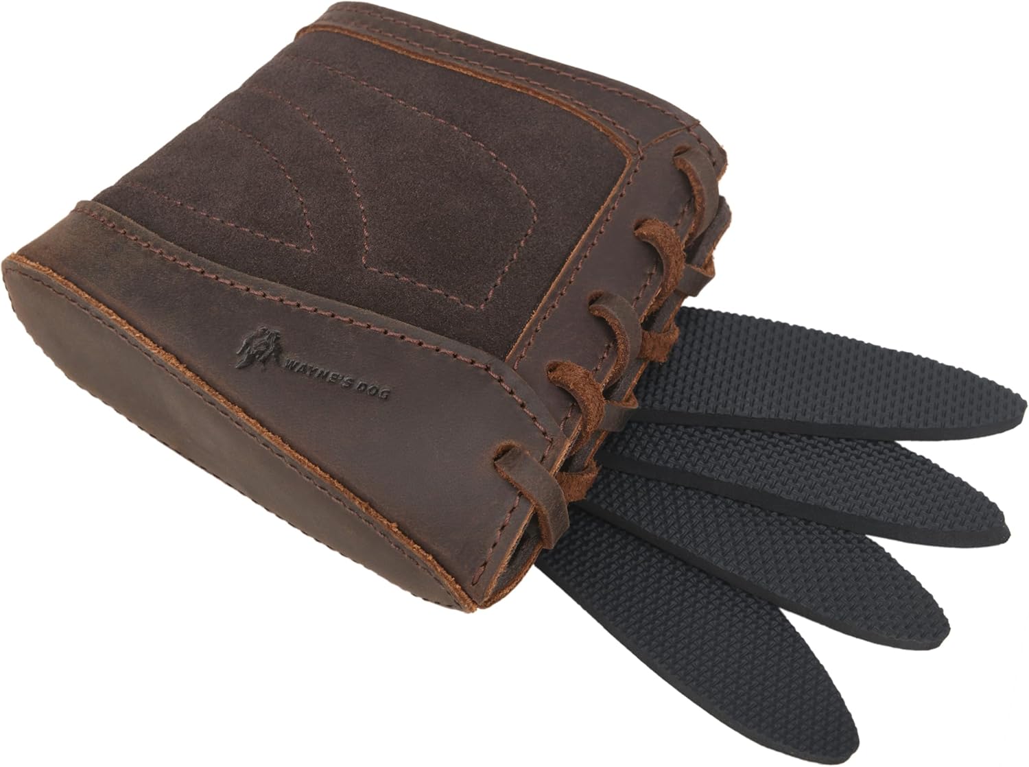 Tas Trost Hunting Rifle Recoil Pad, Suede Leather Shotgun Butt Stock Cover Extention