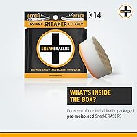 Vista 2 de SneakERASERS Instant Sneaker Cleaner Sponge, Effective Shoe Cleaning for White Sneakers, Tennis Shoes