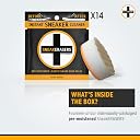 SneakERASERS Instant Sole and Sneaker Cleaner, Premium Pre-Moistened Dual-Sided Sponge for Cleaning & Whitening Shoe Soles (14 Pack) gallery image