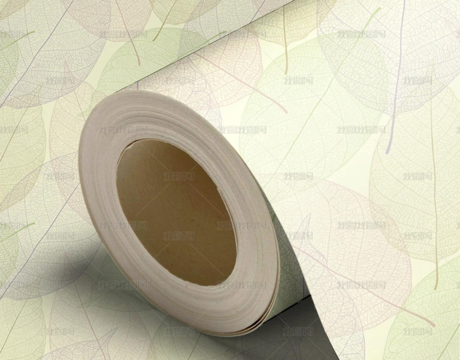Papier peint autocollant plantes à feuilles adhésif meuble vinyle imperméable chambre
