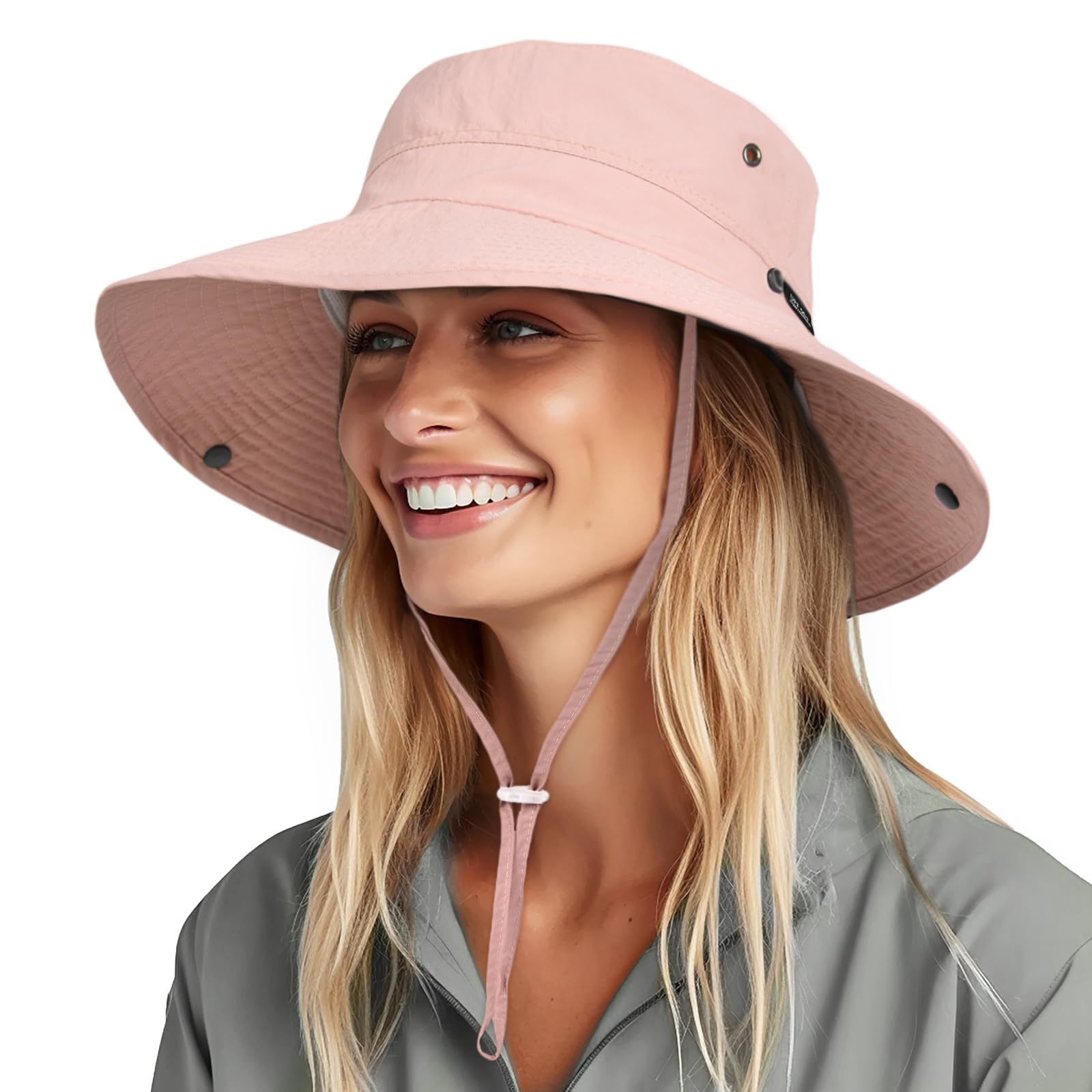 FURTALK Chapeau de soleil unisexe avec protection UV pour homme et femme - Pliable - Chapeau de randonnée portable - Chapeau de pêche à large bord