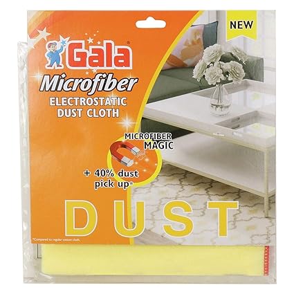 Gala Microfiber Dust Cloth (Yellow, Set of 1)
