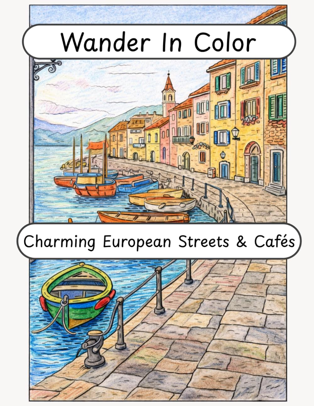 Wander in Color: Charming European Streets & Cafés