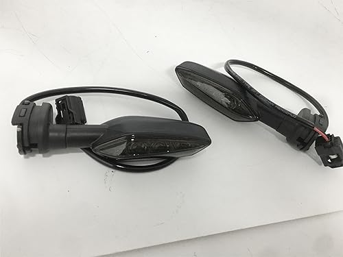 Miniatura 7 de 2 indicadores de señal de giro delanteros o traseros para motocicleta, compatibles con YZF-R1SM 2015-2020 y MT-10 2016-2020 (humo)