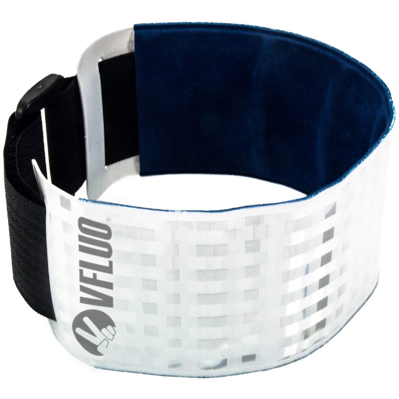 VFLUOReflective Adjustable & Elastic Motorcycle Armband for Motorcycle Jacket, Scooter, Bicycle, Pedestrian - High Visibility - Resistance & Support