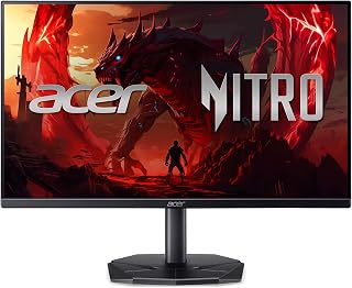 Acer Nitro KG270U P1biip 27인치 WQHD 2560 x 1440 IPS 게이밍 모니터 | AMD FreeSync | 144Hz 재생률 | 1ms VRB | HDR10 | sRGB 99% | 디스플레이 포트 1.4 1개 및 HDMI 2.1 2개