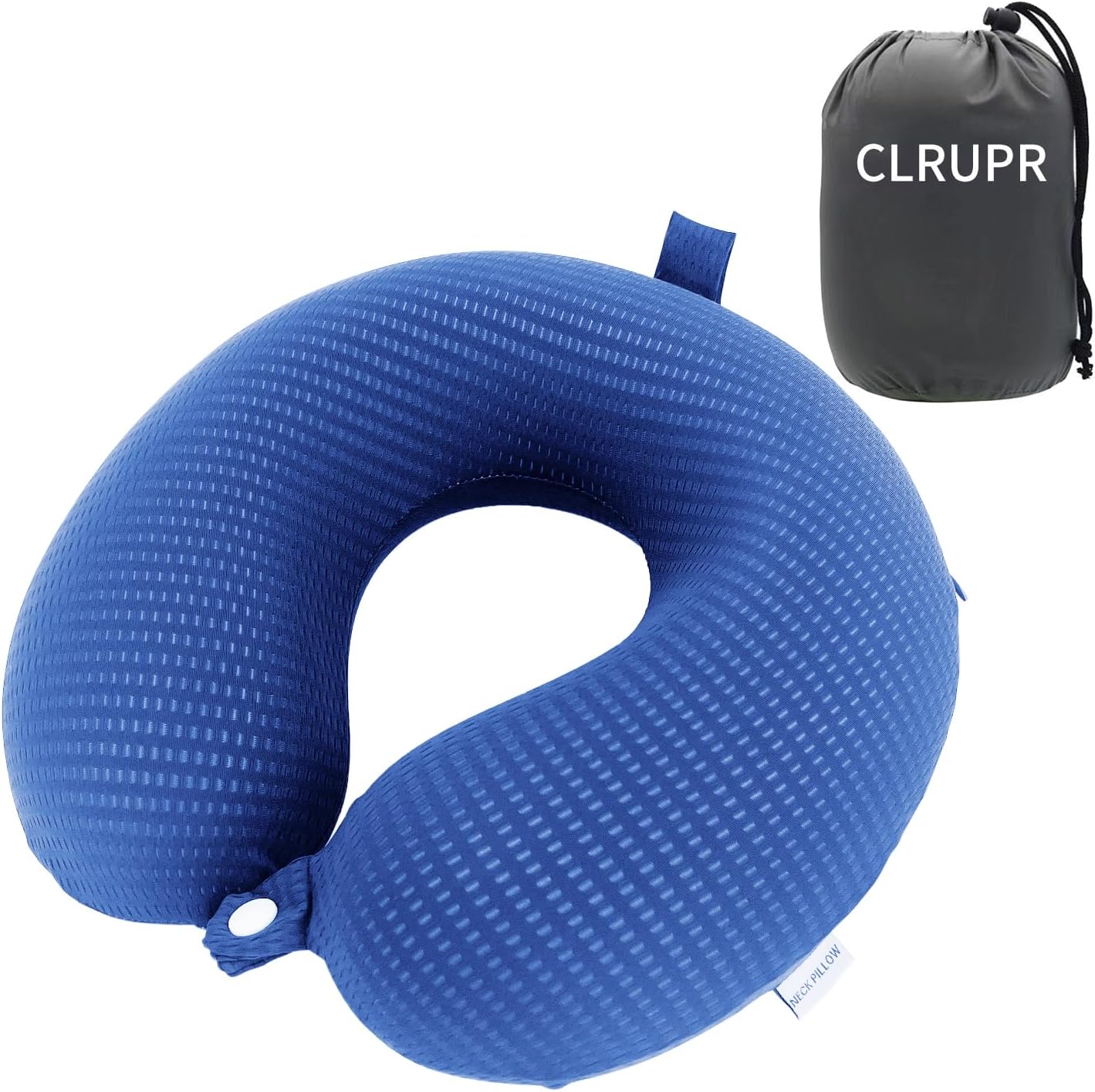 CLRUPR Neck Pillow,100% Pure Memory Foam U Shaped Neck Pillow,Memory Foam Travel Pillow for Sleeping Traveling, Car, Home, Office, Airplane,Detachable and Washable Cover
