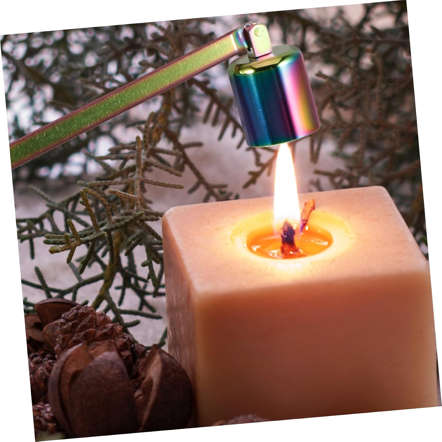 PRETYZOOM Unique Candle Fire Snuffer Cover Long Reach Safe Wick Put Out Tool for Friends image 4