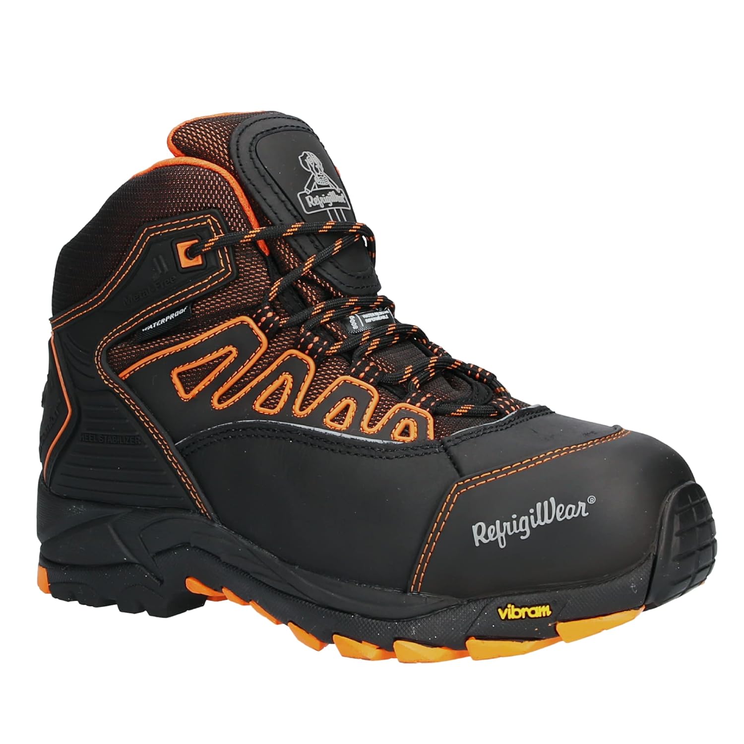 RefrigiWear Mens PolarForce Hiker Boots Insulated Work Boots -30 F Comfort Rating