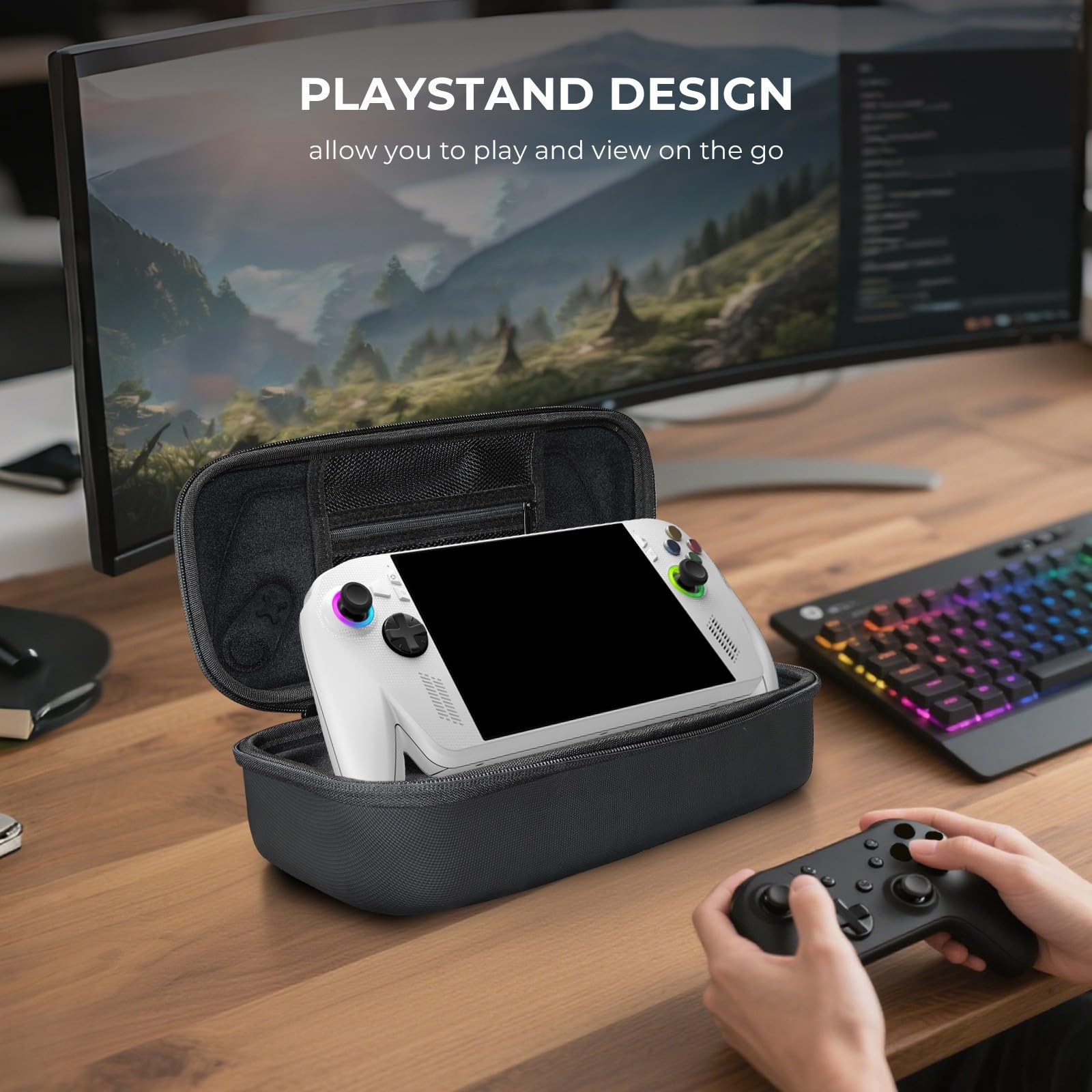 Borsa portatile per console di gioco portatile modello esclusivo custodia da viaggio antiurto con custodia protettiva per il trasporto