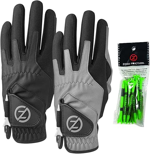 Zero Friction - Guante de golf sintético de compresión para hombre, ajuste universal