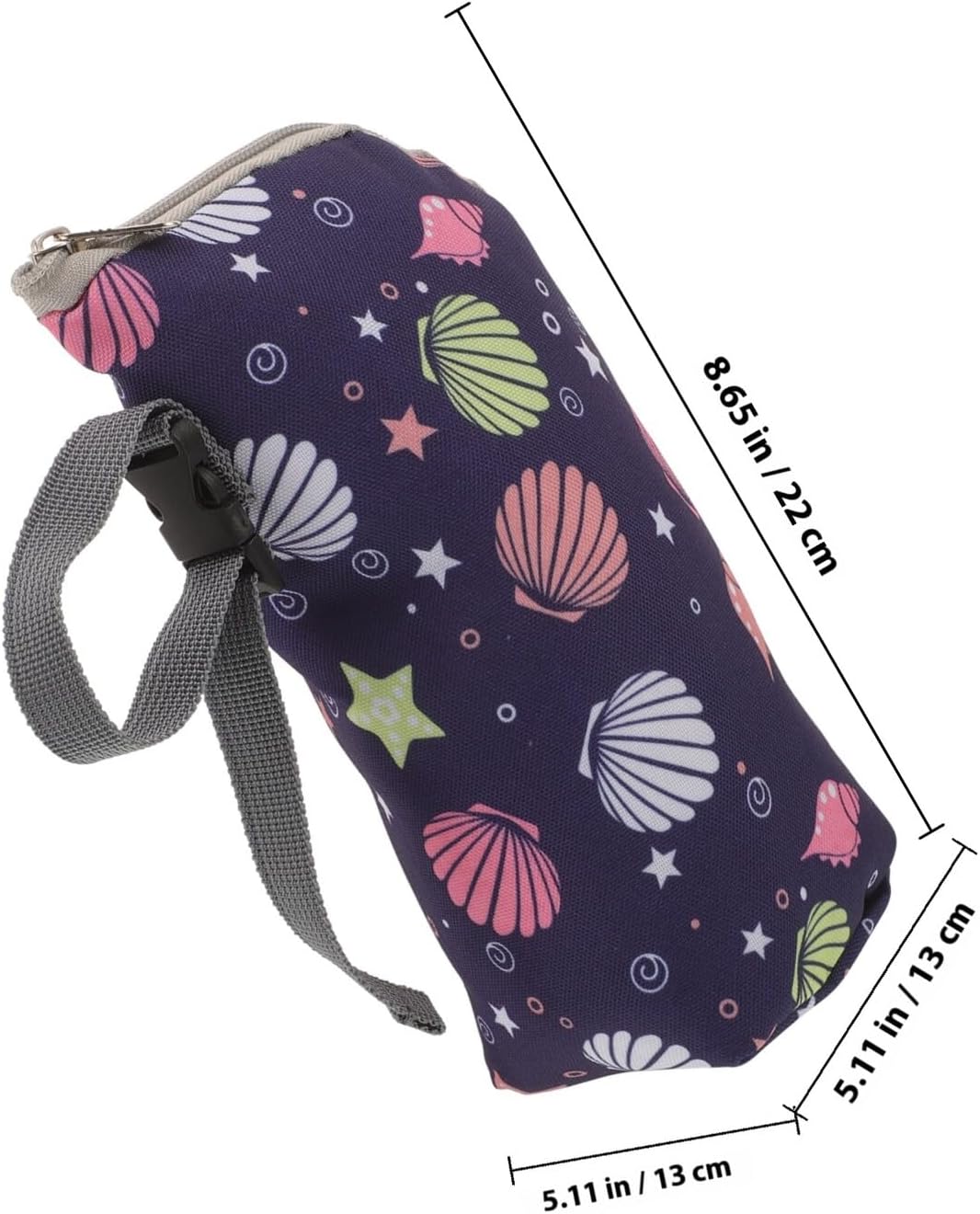 Insulated Portable Bottle Bag for Travel, Universal Milk Bottle Cooler Case with Thermal Protection, Purple Shell Design, Suitable for Outdoor Feeding and Daycare