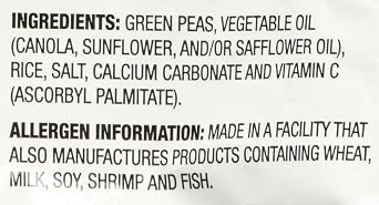 Harvest Snaps Snapea Original Green Pea Crisps, Baked and Lightly Salted, 20 Ounce