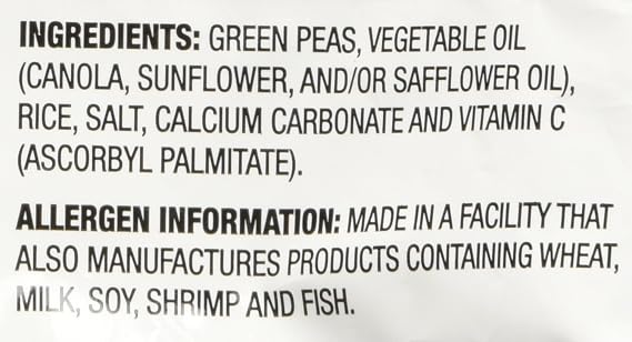 Harvest Snaps Snapea Original Green Pea Crisps, Baked and Lightly Salted, 20 Ounce