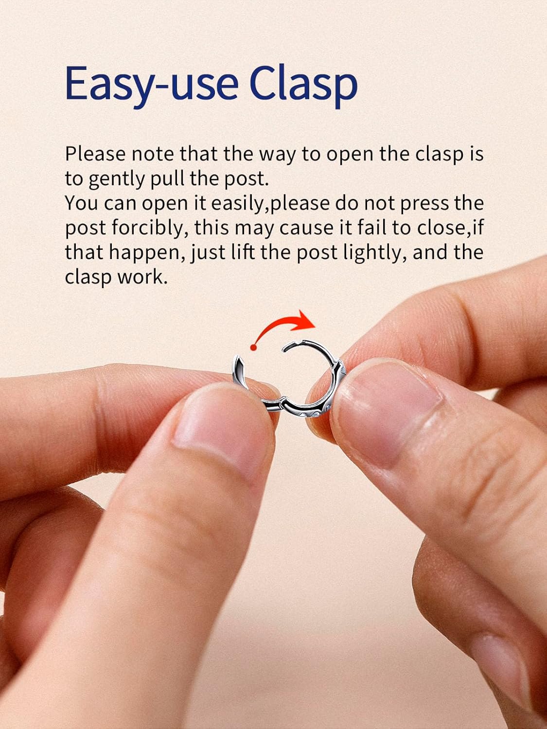 Moissanite 10mm/12mm/15mm Small Huggie Hoop Earrings for Women Men, Really Authentic Solid 925 Sterling Silver Hypoallergenic, Minimalist Jewelry - Image 8