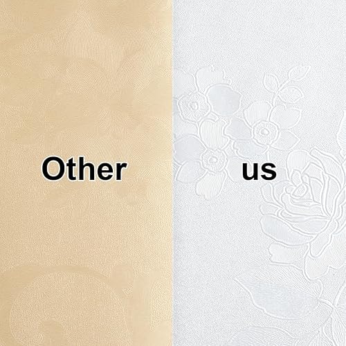 Miniatura 7 de Chejiaye Papel tapiz grueso de flor en relieve, papel de contacto floral para despegar y pegar, papel tapiz autoadhesivo impermeable texturizado