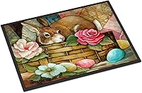 Vista 170 de Caroline's Treasures PJC1117JMAT - Felpudo para puerta delantera de 24 x 36 pulgadas, tapete antideslizante lavable de pelo bajo, 24 x 36 pulgadas