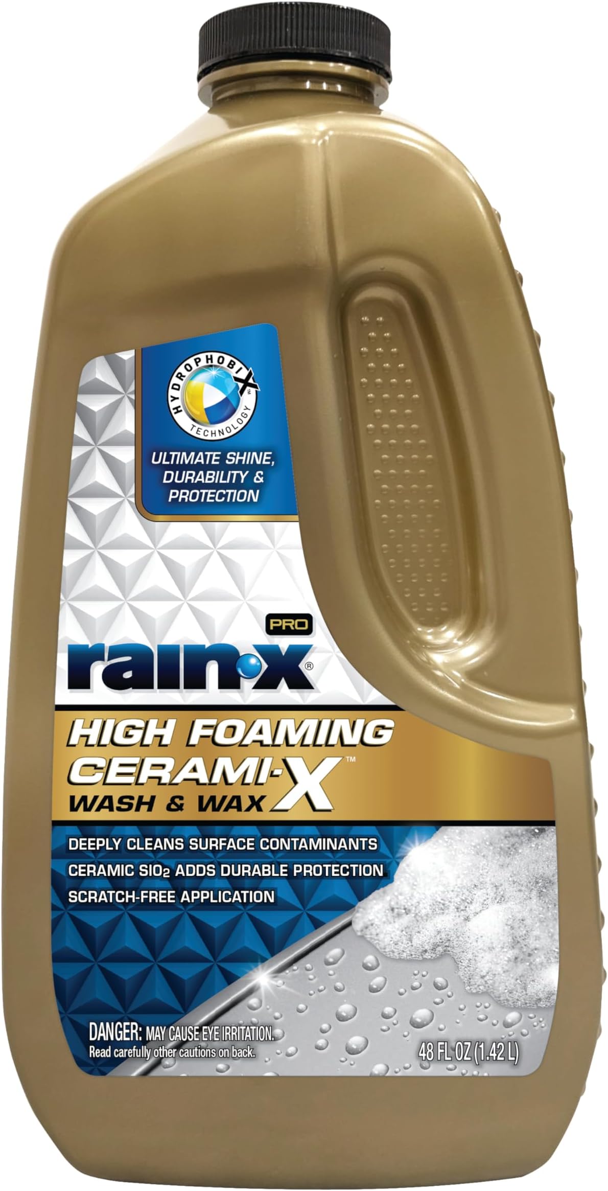 Rain-X 620199 Pro High Foaming Cerami-X Wash and Wax, 48oz - Deep Cleaning an...