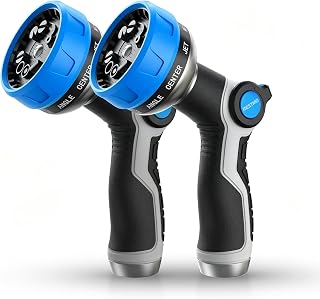 [2 Pack] RESTMO 10-in-1 Water Hose Nozzle, Garden Hose Sprayer for Outdoor