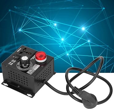 AC Voltage Regulator, 4000W High Power Electronic Thyristor Controller SCR, Voltage Controller for Controlling Power Supply(US Plug)