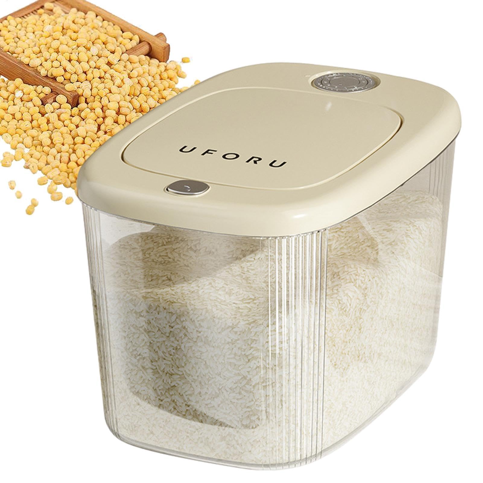 Distributeur de riz hermétique et conteneur de stockage des aliments secs pour cuisine
