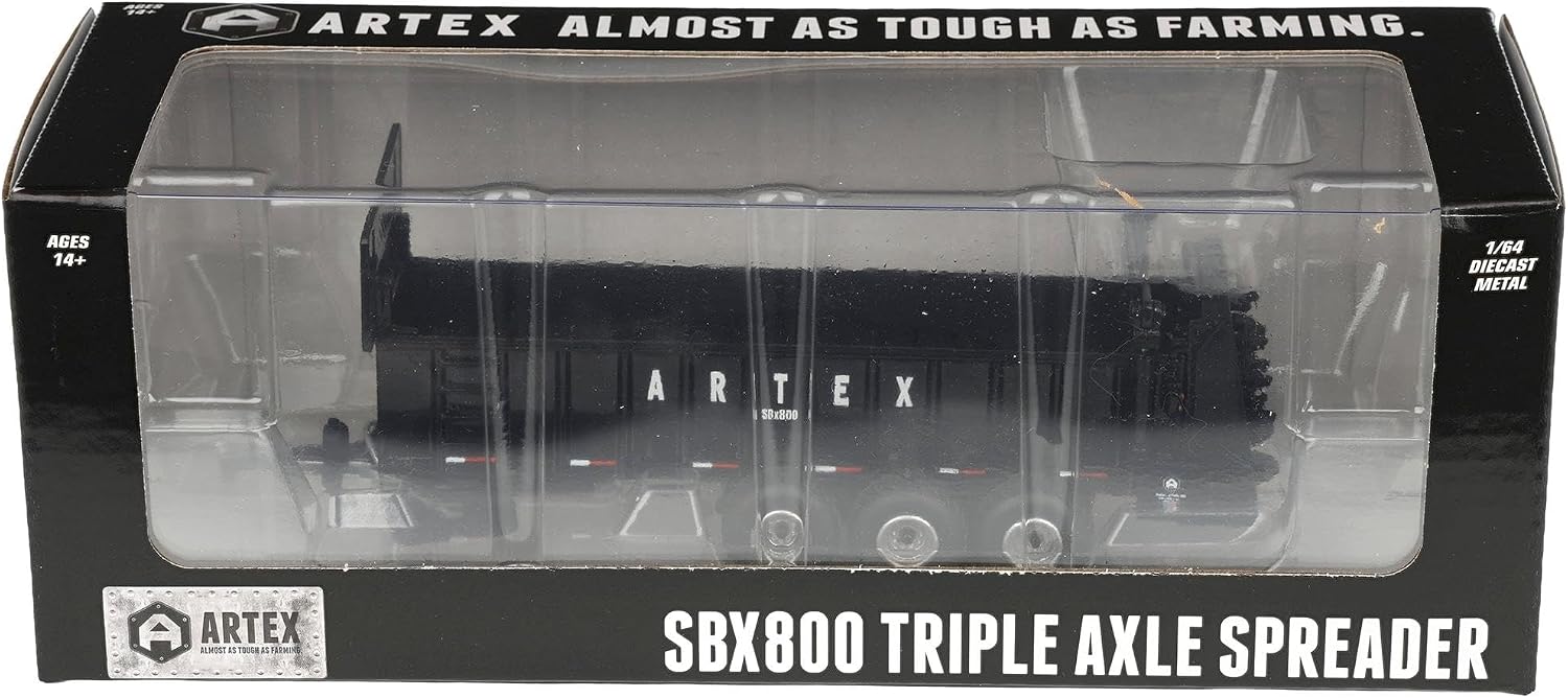 Spec Cast 1/64 Artex SBX800 Manure Spreader with Triple Axle ART-002
