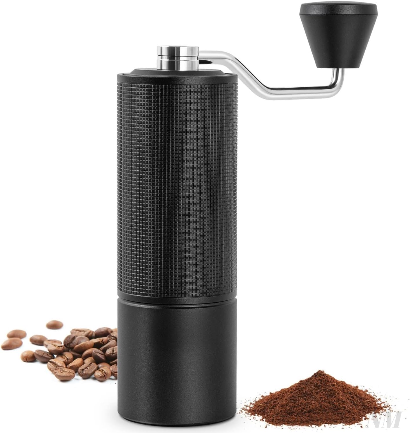 (𝟏𝟓 𝐘𝐄𝐀𝐑𝐒 𝐖𝐀𝐑𝐑𝐀𝐍𝐓𝐘) Conical Burr Hand Coffee Grinder with Internal Adjustable Grind Settings, Double Bearing Positioning for Fresh Coffee, Espresso, Pour Over & French Press