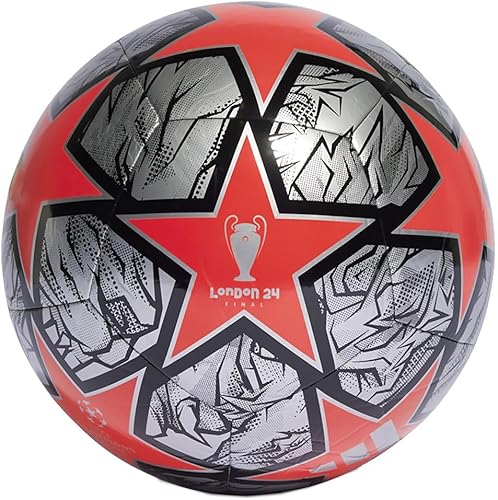 Miniatura 2 de adidas UEFA Champions League Club Ball IN9329, Balones de fútbol unisex, plata, 3 UE
