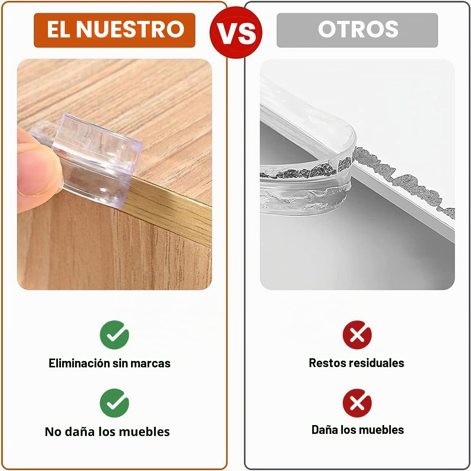 Transparente Tira Protectora Borde, Protectores para Esquinas y Bordes, Protector Bordes, Anticolisión Tira para Seguridad Bebés y Niños (4 m + 8 Angoli di protezione)