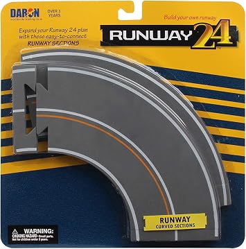 Daron Worldwide Trading Runway24 Runway Curved Sections Vehicle