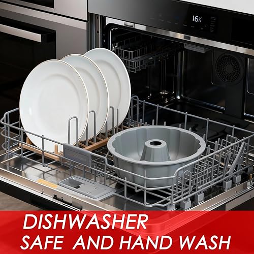 Miniatura 5 de SOV bandeja de silicona para tarta, moldes de silicona para tartas, utencilios de hornear antiadherentes de 25 cm para gelatina, moldes de silicona