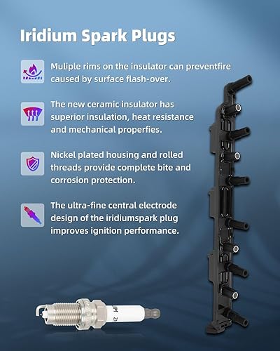 Vista 246 de ECCPP Bobinas de encendido portátiles de repuesto para automóvil compatibles con Infiniti I30/para Nissan Maxima 3.0L V6 2000-2001 Reemplazo