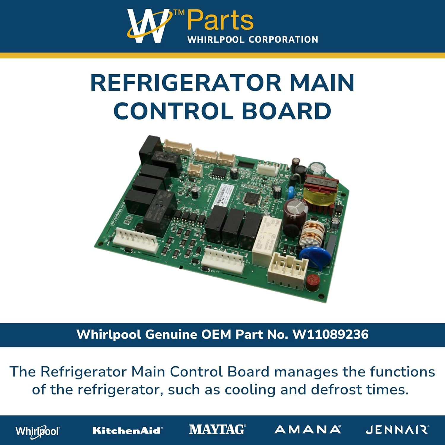 Whirlpool W11089236 Refrigerator Control Board