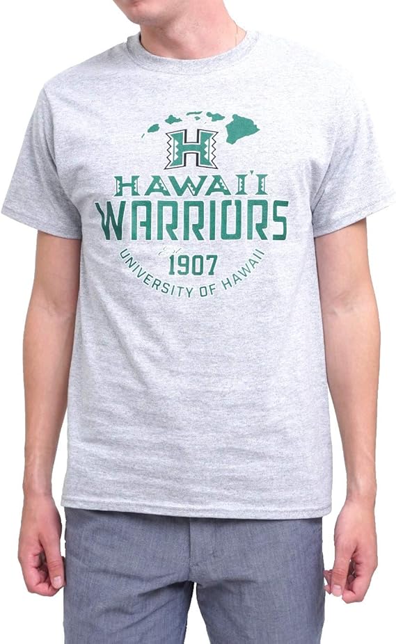 Amazon ハワイ大学 Tシャツ 半袖 メンズ ハワイ直送 正規品 Uh ウォリアーズ1907 Tシャツ カットソー 通販